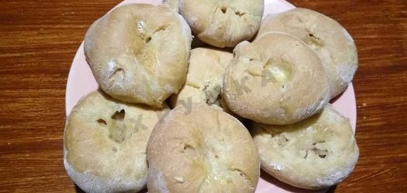 Мини пирожки без дрожжей кныши