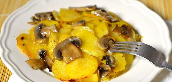 Картошка с грибами