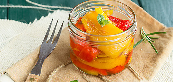 Печеный перец с орегано