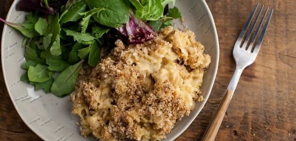 Макароны с тыквой и сыром