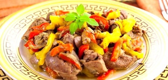 Нежная куриная печень