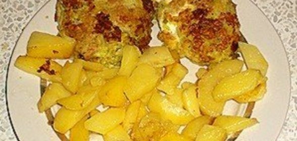 Рыбные котлеты с цукини