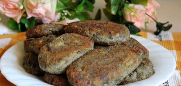 Картофельно - грибные котлеты