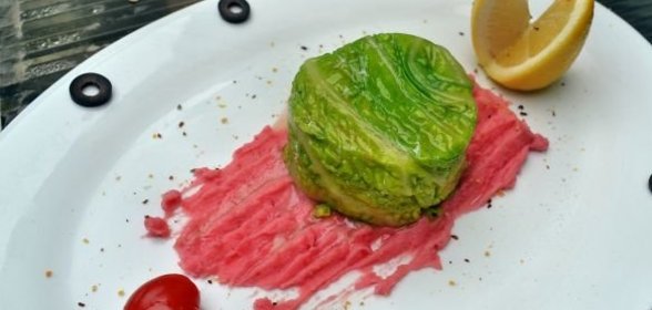 Белые грибы под соусом