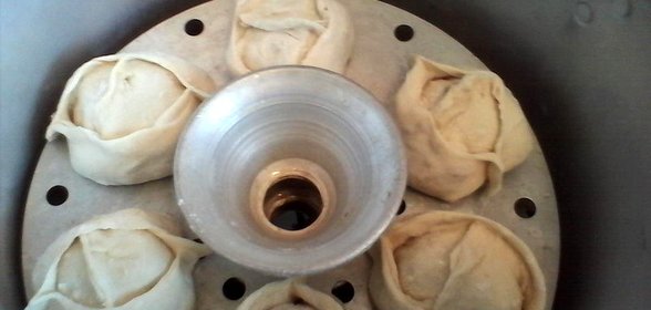 Манты с тыквой