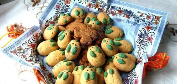 Печенье домашнее песочное Зайчата