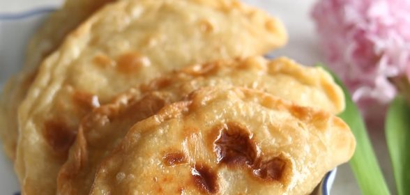 Азиатские пирожки с курицей