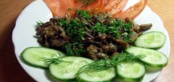 Куриные желудки по-корейски