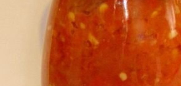 Аджика с яблоками