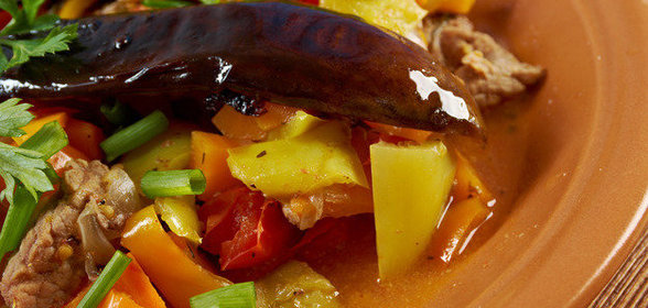 Аджапсандали – овощное грузинское