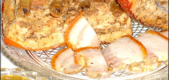 Грудинка по-домашнему