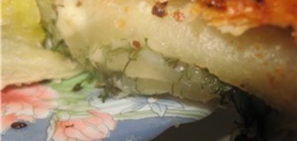 Рулетики с сыром и зеленью