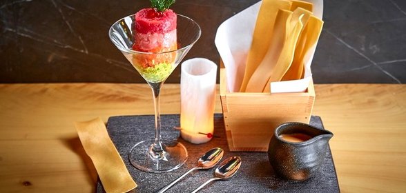 Три рыбных тартара