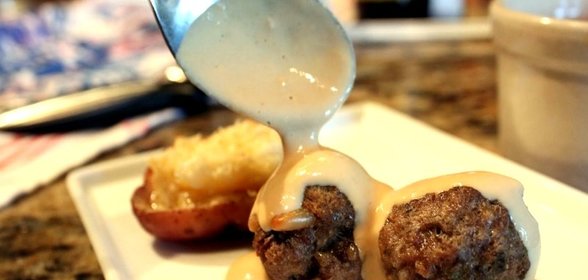Мясные шарики из говяжьего фарша