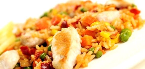 Плов с курицей и овощами в мультиварке