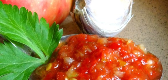 Аджика из кабачков на зиму