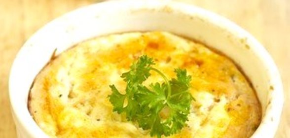 Белковый омлет с овощами