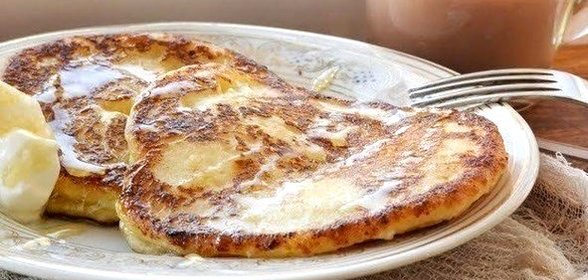 Сырники с бананом и творогом