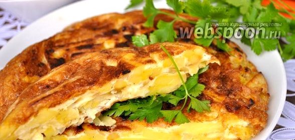 Омлет картофельный