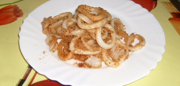 Кальмары во фритюре(вариант)