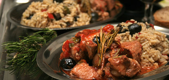 Мясо по-итальянски в томатном соусе