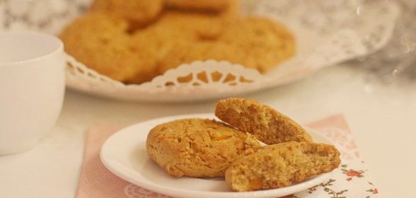 Ореховое печенье с апельсиновой цедрой