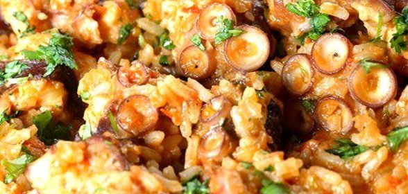 Кальмары с рисом