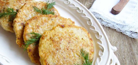 Котлеты с грибами и сыром