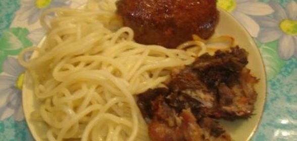 мясо в мешочках