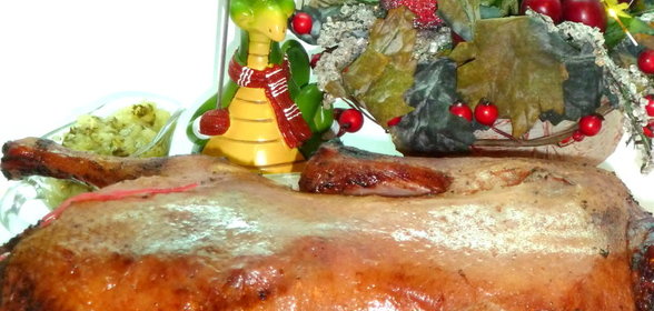 Утка мятно-медовая с капустой. Датская, Рождественская ( Готовимся к Новому Году)