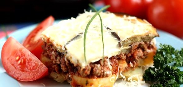 Мусака с баклажанами