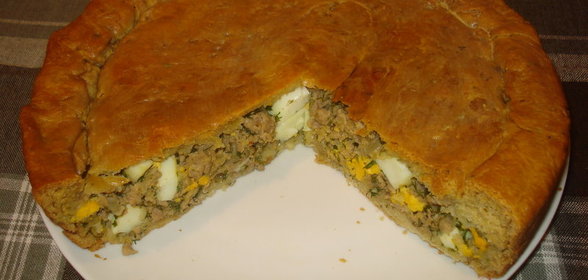 Пирог с мясом