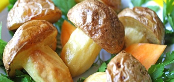 Грибочки из картошки