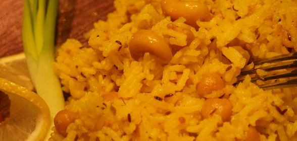 НИМБУ ЧАВАЛ (лимонный рис с кешью)