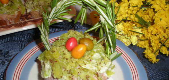 Пасхальные корзинки и куличи Ароматные