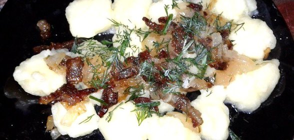 Картофельные клёцки с крахмалом