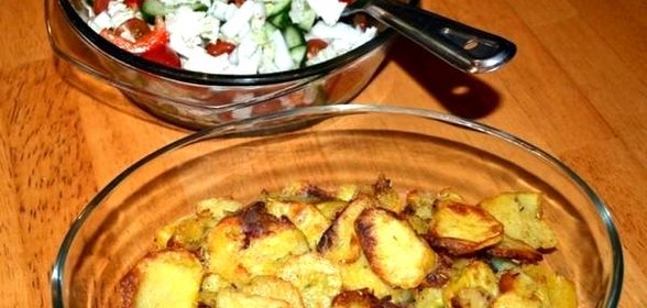 Хрустящий картофель в духовке