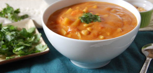 Марокканский суп с нутом