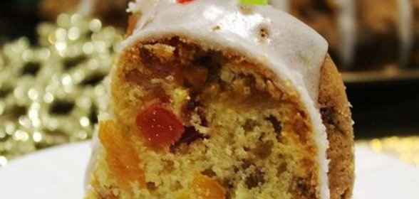 Рождественский кекс с сухофруктами (не требует длительного выстаивания)