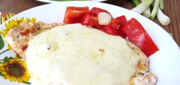 Куриные отбивные с сыром в духовке