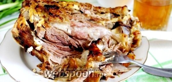 Свиная рулька по-чешски