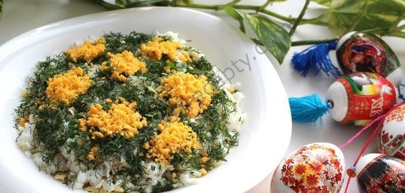 Салат с мясом грибами и сыром