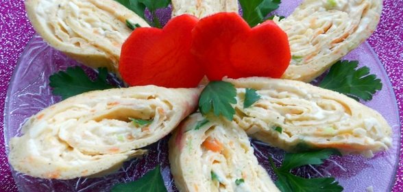 Нежные рулетики