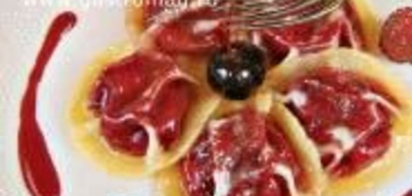 Вареники с вишней