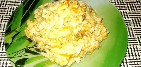 Капуста, тушенная со сметаной