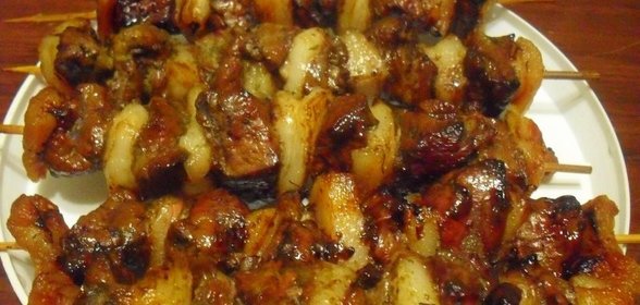 Шашлык из печени