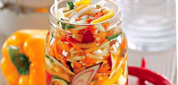 Маринованные овощи в азиатском стиле