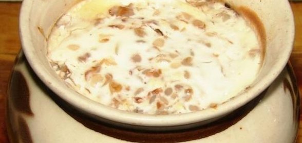 Гречневый крупеник - каша из гречки в горшочке