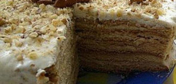 Торт Рыжик неклассический