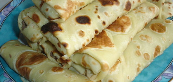 Блинчики с говяжим сердцем